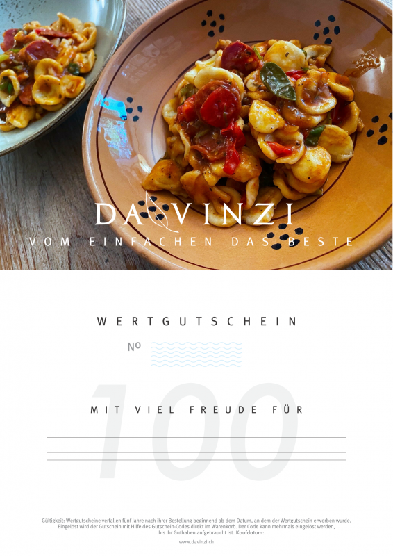 GIFT CARD "MOTIVE PASTA"