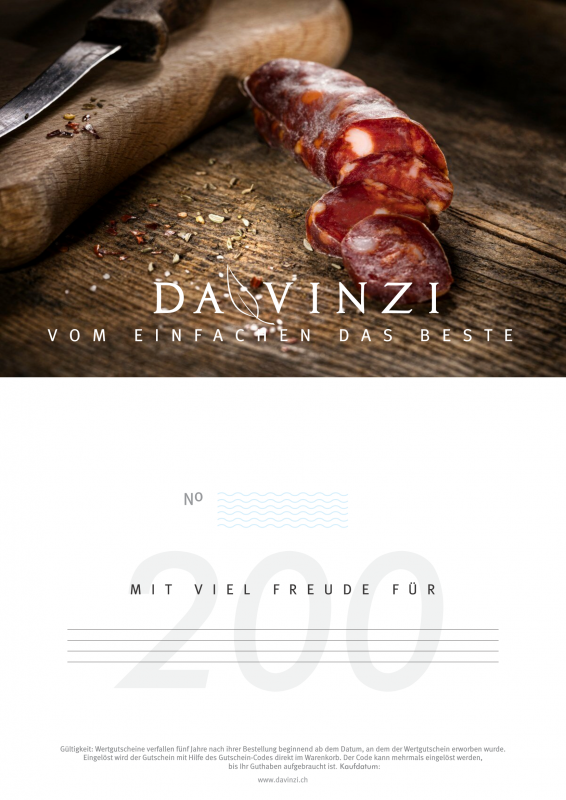 GIFT CARD "MOTIVE LUCANICA"