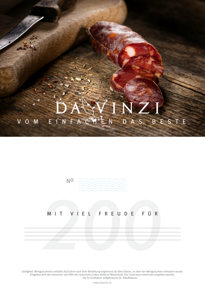 GIFT CARD "MOTIVE LUCANICA"