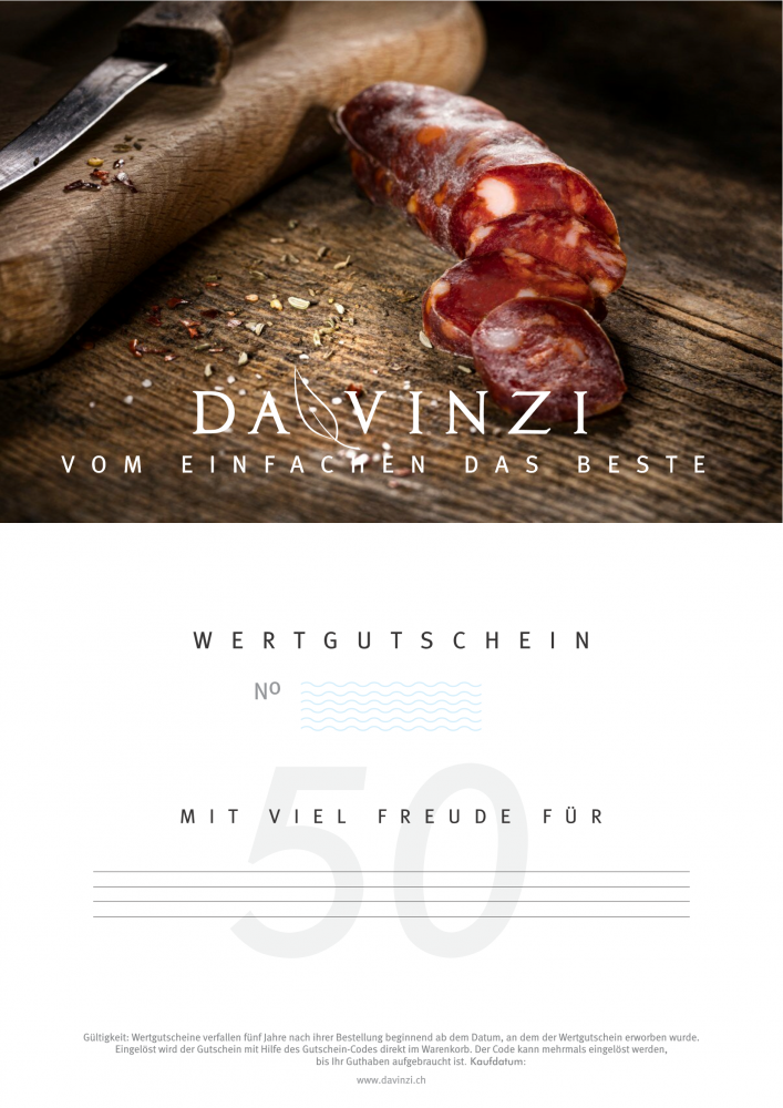 GIFT CARD "MOTIVE LUCANICA"